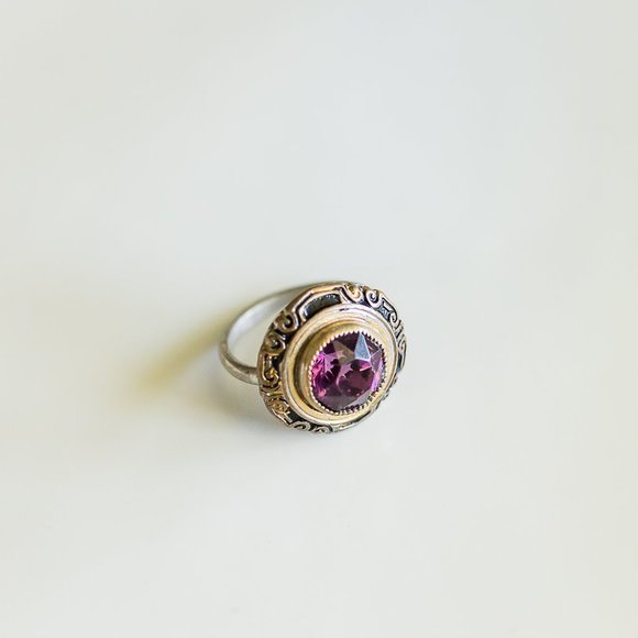 Antique Art Deco Ring - Picture 2 of 7